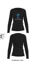 Cottey College Basketball 57354775 Women's Long Sleeve V-neck Shirt - 7