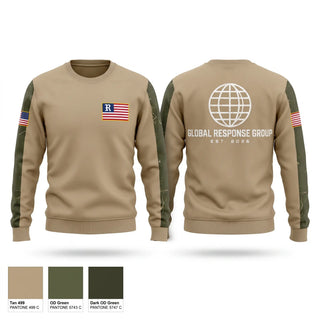 Crew Neck Sweatshirt, Global Response Group, Army, Teamtime, Team time, sublimation, custom sports apparel, team uniforms, spirit wear, spiritwear, sports uniforms, custom shirts, team store, custom team store, fundraiser sports, apparel fundraiser