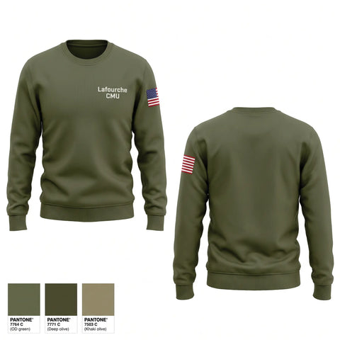 Crew Neck Sweatshirt, Lafourche CMU, Police, Teamtime, Team time, sublimation, custom sports apparel, team uniforms, spirit wear, spiritwear, sports uniforms, custom shirts, team store, custom team store, fundraiser sports, apparel fundraiser