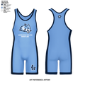 Indian River Wolves 97303805 Wrestling Singlet - 2