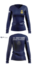 Sector Miami Boarding Team 26963643 Women's Long Sleeve V-neck Shirt - 60