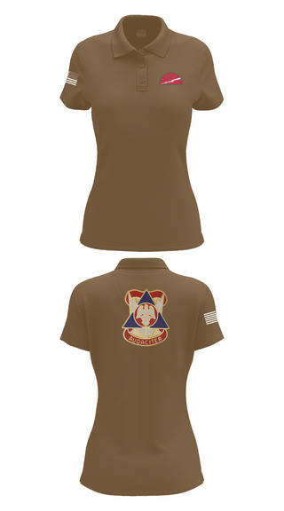 Womens Short Sleeve Performance Polo, 2 MCTD - 78th TD, , Teamtime, Team time, sublimation, custom sports apparel, team uniforms, spirit wear, spiritwear, sports uniforms, custom shirts, team store, custom team store, fundraiser sports, apparel fundraiser