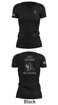 ECT-7, 11 CYBN 24379715 Women's Short Sleeve V-neck Shirt - 24