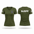 New Jersey State Park Police Women's Short Sleeve V-neck Shirt - 1