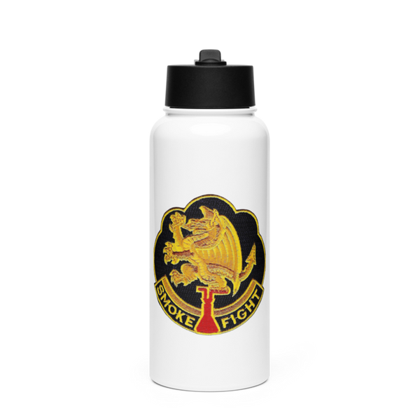 490th CBRN battalion 62890163 Stainless Steel Water Bottle with a Straw Lid