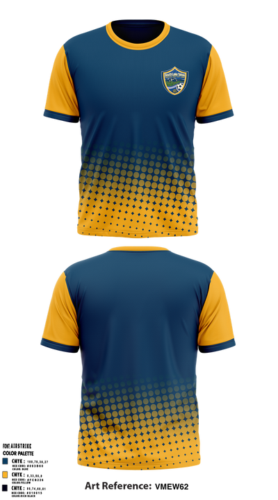 South Lake Tahoe AYSO Region 282 86918332 Short Sleeve Performance Shirt - 1