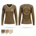 237th golf company 85681979 Women's Long Sleeve V-neck Shirt - 1