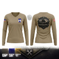 2-158 35327488 Women's Long Sleeve V-neck Shirt - 1