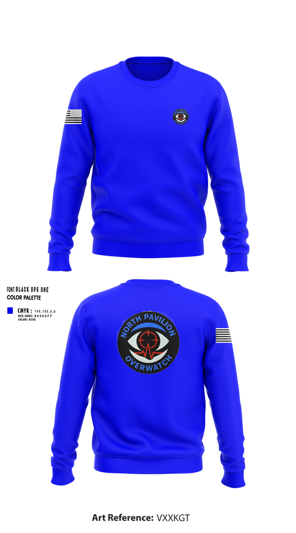 Crew Neck Sweatshirt, North Pavilion Overwatch, , Teamtime, Team time, sublimation, custom sports apparel, team uniforms, spirit wear, spiritwear, sports uniforms, custom shirts, team store, custom team store, fundraiser sports, apparel fundraiser