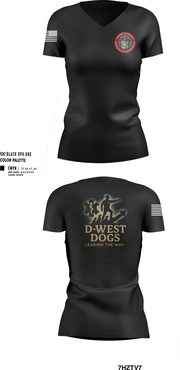 Womens Short Sleeve Vneck Shirt, Sussex County Paramedics, , Teamtime, Team time, sublimation, custom sports apparel, team uniforms, spirit wear, spiritwear, sports uniforms, custom shirts, team store, custom team store, fundraiser sports, apparel fundraiser