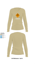 1st EOD DET 18111177 Women's Long Sleeve V-neck Shirt - 82