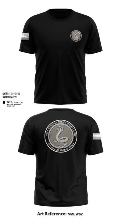 Special Response Team 85520022 Short Sleeve Performance Shirt - 100