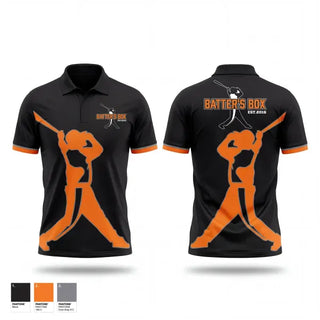 Short Sleeve Performance Polo, The Batter’s Box Training Academy, , Teamtime, Team time, sublimation, custom sports apparel, team uniforms, spirit wear, spiritwear, sports uniforms, custom shirts, team store, custom team store, fundraiser sports, apparel fundraiser