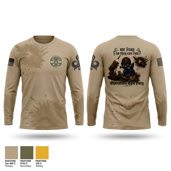 Long Sleeve Performance Shirt, A/2-43 ADA, Army, Teamtime, Team time, sublimation, custom sports apparel, team uniforms, spirit wear, spiritwear, sports uniforms, custom shirts, team store, custom team store, fundraiser sports, apparel fundraiser