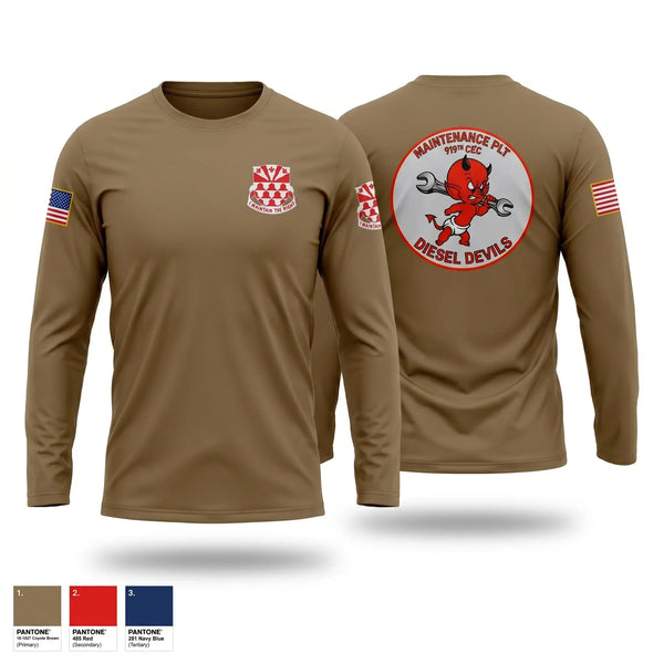 Long Sleeve Performance Shirt, 919TH CEC, Army, Teamtime, Team time, sublimation, custom sports apparel, team uniforms, spirit wear, spiritwear, sports uniforms, custom shirts, team store, custom team store, fundraiser sports, apparel fundraiser