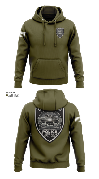 Hoodie, RDC Outdoors, Police, Teamtime, Team time, sublimation, custom sports apparel, team uniforms, spirit wear, spiritwear, sports uniforms, custom shirts, team store, custom team store, fundraiser sports, apparel fundraiser