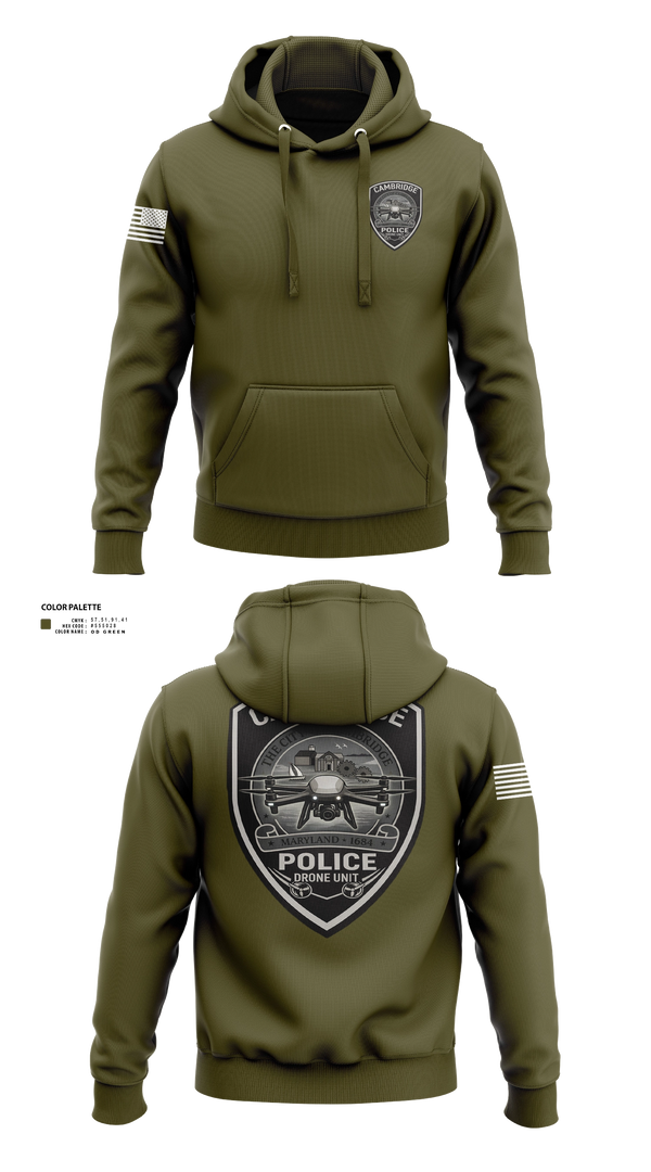 Hoodie, RDC Outdoors, Police, Teamtime, Team time, sublimation, custom sports apparel, team uniforms, spirit wear, spiritwear, sports uniforms, custom shirts, team store, custom team store, fundraiser sports, apparel fundraiser