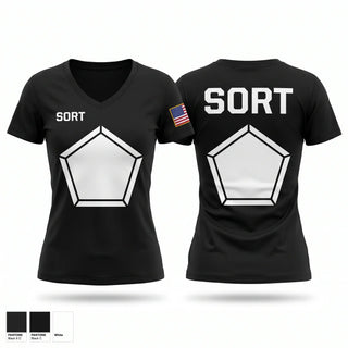 Womens Short Sleeve Vneck Shirt, SORT, Police, Teamtime, Team time, sublimation, custom sports apparel, team uniforms, spirit wear, spiritwear, sports uniforms, custom shirts, team store, custom team store, fundraiser sports, apparel fundraiser