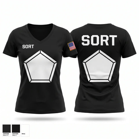 Womens Short Sleeve Vneck Shirt, SORT, Police, Teamtime, Team time, sublimation, custom sports apparel, team uniforms, spirit wear, spiritwear, sports uniforms, custom shirts, team store, custom team store, fundraiser sports, apparel fundraiser