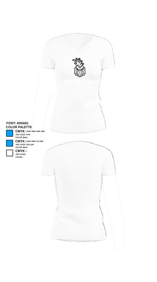 Womens Short Sleeve Vneck Shirt, PHHS Dance Team, Spirit Store, Teamtime, Team time, sublimation, custom sports apparel, team uniforms, spirit wear, spiritwear, sports uniforms, custom shirts, team store, custom team store, fundraiser sports, apparel fundraiser