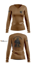 1136th MP Co 54858504 Women's Long Sleeve V-neck Shirt - 2