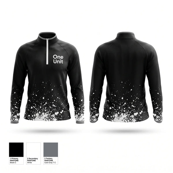Quarter Zip Jacket, One Unit, Men's Basketball, Teamtime, Team time, sublimation, custom sports apparel, team uniforms, spirit wear, spiritwear, sports uniforms, custom shirts, team store, custom team store, fundraiser sports, apparel fundraiser