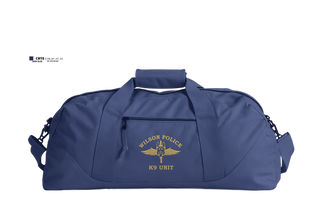 Duffle Bag, K9, Police, Teamtime, Team time, sublimation, custom sports apparel, team uniforms, spirit wear, spiritwear, sports uniforms, custom shirts, team store, custom team store, fundraiser sports, apparel fundraiser