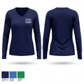 Vergennes Area Rescue Squad 50509380 Women's Long Sleeve V-neck Shirt - 1