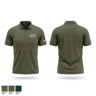 Short Sleeve Performance Polo, KCSO Reserves, Police, Teamtime, Team time, sublimation, custom sports apparel, team uniforms, spirit wear, spiritwear, sports uniforms, custom shirts, team store, custom team store, fundraiser sports, apparel fundraiser