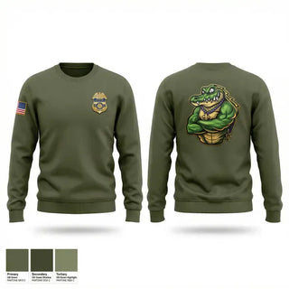 Crew Neck Sweatshirt, EPA-CID Baton Rouge, Police, Teamtime, Team time, sublimation, custom sports apparel, team uniforms, spirit wear, spiritwear, sports uniforms, custom shirts, team store, custom team store, fundraiser sports, apparel fundraiser