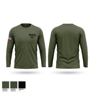 Long Sleeve Performance Shirt, PGPD EST, Police, Teamtime, Team time, sublimation, custom sports apparel, team uniforms, spirit wear, spiritwear, sports uniforms, custom shirts, team store, custom team store, fundraiser sports, apparel fundraiser