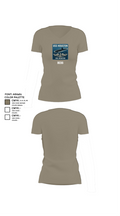 BESS 9465728 Women's Short Sleeve V-neck Shirt - 61