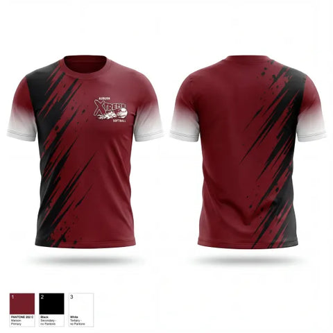 Short Sleeve Performance Shirt, Auburn Xtreme, Softball, Teamtime, Team time, sublimation, custom sports apparel, team uniforms, spirit wear, spiritwear, sports uniforms, custom shirts, team store, custom team store, fundraiser sports, apparel fundraiser