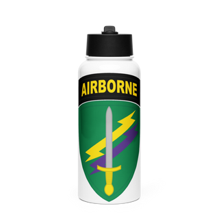 321st CA 45923194 Stainless Steel Water Bottle with a Straw Lid