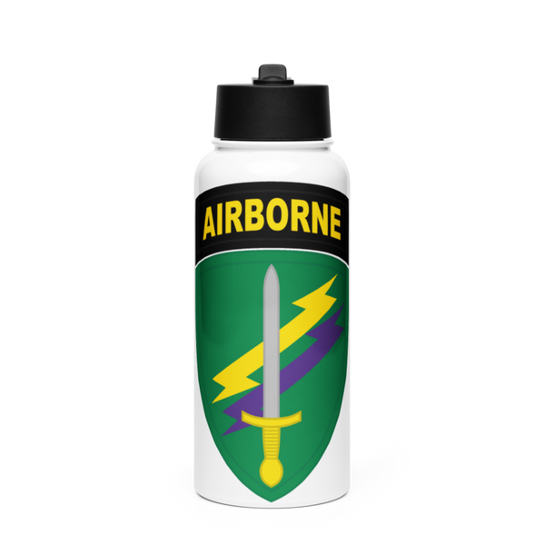 321st CA 45923194 Stainless Steel Water Bottle with a Straw Lid