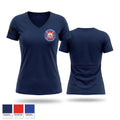 UJFD 32294292 Women's Short Sleeve V-neck Shirt - 1