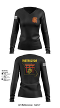 BEER 35985553 Women's Long Sleeve V-neck Shirt - 102