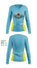 Aviators of Fastpitch Women's Long Sleeve V-neck Shirt - 4