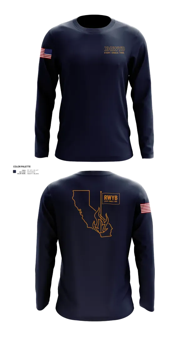 Long Sleeve Performance Shirt, RWYB GC, Golf, Teamtime, Team time, sublimation, custom sports apparel, team uniforms, spirit wear, spiritwear, sports uniforms, custom shirts, team store, custom team store, fundraiser sports, apparel fundraiser