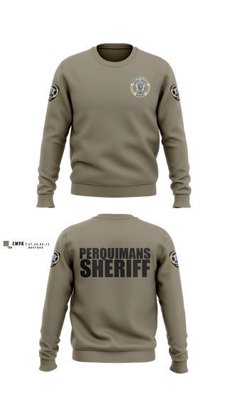 Crew Neck Sweatshirt, Perquimans County Sheriff's Office, Police, Teamtime, Team time, sublimation, custom sports apparel, team uniforms, spirit wear, spiritwear, sports uniforms, custom shirts, team store, custom team store, fundraiser sports, apparel fundraiser