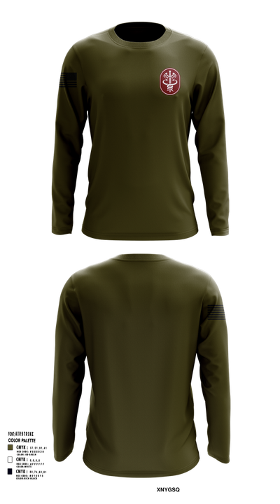 Amed 64194454 Long Sleeve Performance Shirt 101
