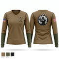 Bravo Co 2/377 41157103 Women's Long Sleeve V-neck Shirt - 1