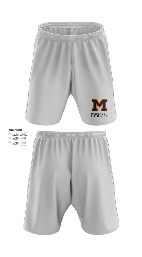Athletic Shorts With Pockets, Mcdonogh Girls Tennis, Tennis, Teamtime, Team time, sublimation, custom sports apparel, team uniforms, spirit wear, spiritwear, sports uniforms, custom shirts, team store, custom team store, fundraiser sports, apparel fundraiser