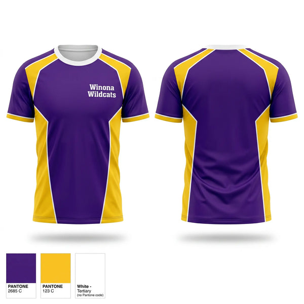 Short Sleeve Performance Shirt, Winona Wildcats, Baseball, Teamtime, Team time, sublimation, custom sports apparel, team uniforms, spirit wear, spiritwear, sports uniforms, custom shirts, team store, custom team store, fundraiser sports, apparel fundraiser