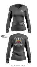 Violent Crime Unit 26745789 Women's Long Sleeve V-neck Shirt - 15