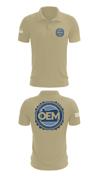 Short Sleeve Performance Polo, Oregon Emergency Management, Police, Teamtime, Team time, sublimation, custom sports apparel, team uniforms, spirit wear, spiritwear, sports uniforms, custom shirts, team store, custom team store, fundraiser sports, apparel fundraiser