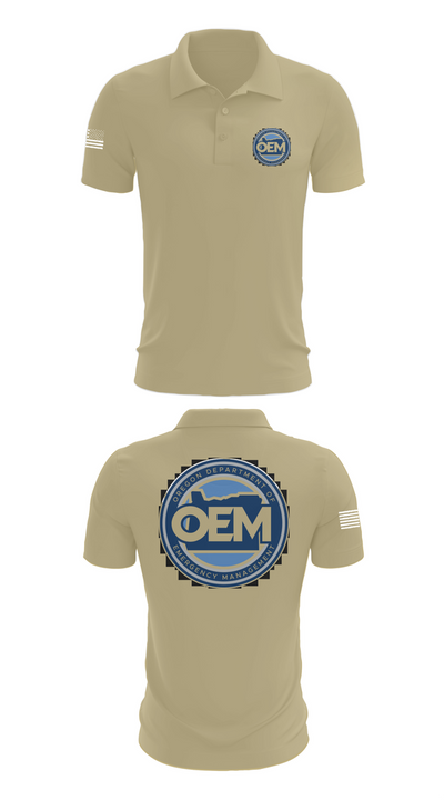 Oregon Emergency Management 48984222 Short Sleeve Performance Polo - 83