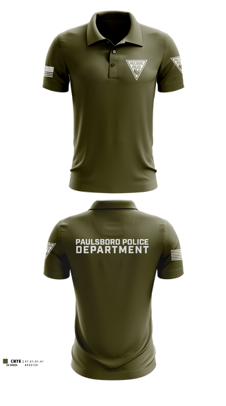 Short Sleeve Performance Polo, Paulsboro Police Department, Police, Teamtime, Team time, sublimation, custom sports apparel, team uniforms, spirit wear, spiritwear, sports uniforms, custom shirts, team store, custom team store, fundraiser sports, apparel fundraiser