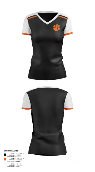 Womens Short Sleeve Vneck Shirt, Bulldogs, , Teamtime, Team time, sublimation, custom sports apparel, team uniforms, spirit wear, spiritwear, sports uniforms, custom shirts, team store, custom team store, fundraiser sports, apparel fundraiser