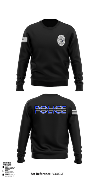 Crew Neck Sweatshirt, Barbourville Police Department, Police, Teamtime, Team time, sublimation, custom sports apparel, team uniforms, spirit wear, spiritwear, sports uniforms, custom shirts, team store, custom team store, fundraiser sports, apparel fundraiser